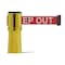 Montour Line Retractable Belt Barrier Cone Mount Yellow Case 9ft. RDang.Belt CP100-YW-DANGERW-90 - alternate 1